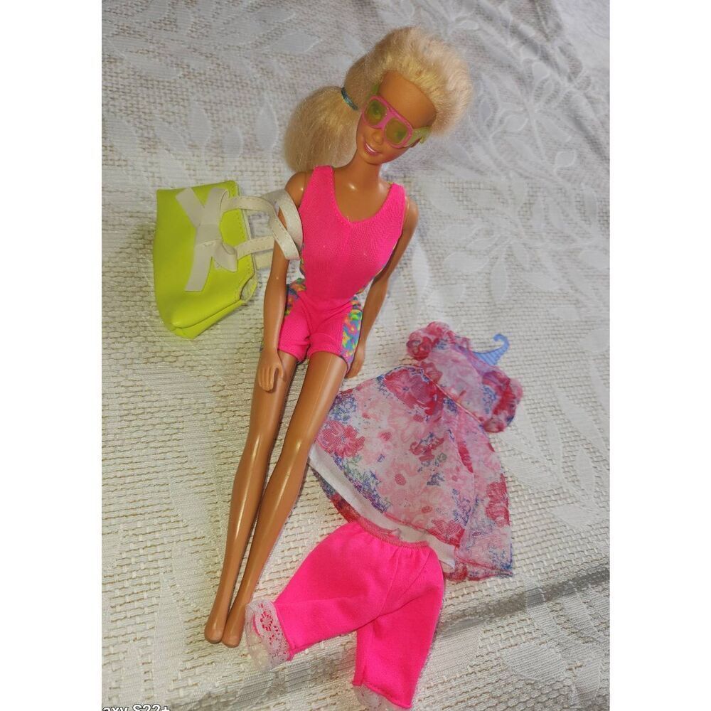 Barbie and 2 outfits, Mattel 1966